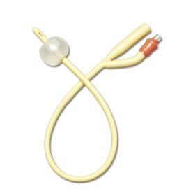 Catheter Foley 2-way 100% Silicone 10cc Sterile 12-case Latex