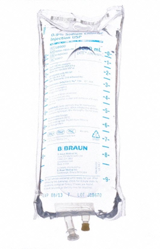 I.V. SolutionB.Braun-Normal Saline 0.9%1000 ml Injection 12 bags-cs-L8000-IV Solution