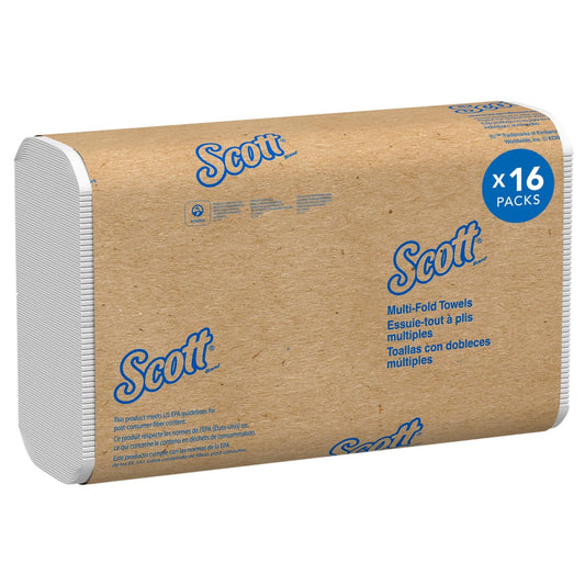 Scott 180450 White Multi-Fold Paper Towels, 4000 Towels (KCC0180450)