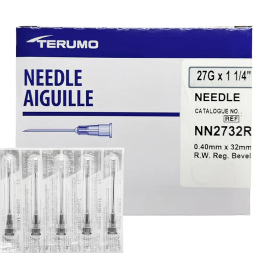 Terumo Medical Corp. Standard Hypdermic Needle, 27G x 1.25" (NN2732R)