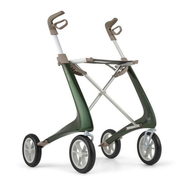 ByAcre Carbon Ultralight Rollator – Light Weight Carbon Fiber Walker (10.6 lbs)