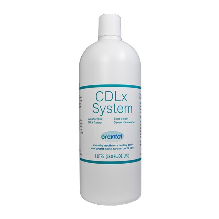 ORAVITAL CDLX ORAL RINSE 1000ml x 2 Bottle Per Order-Mint Flavored