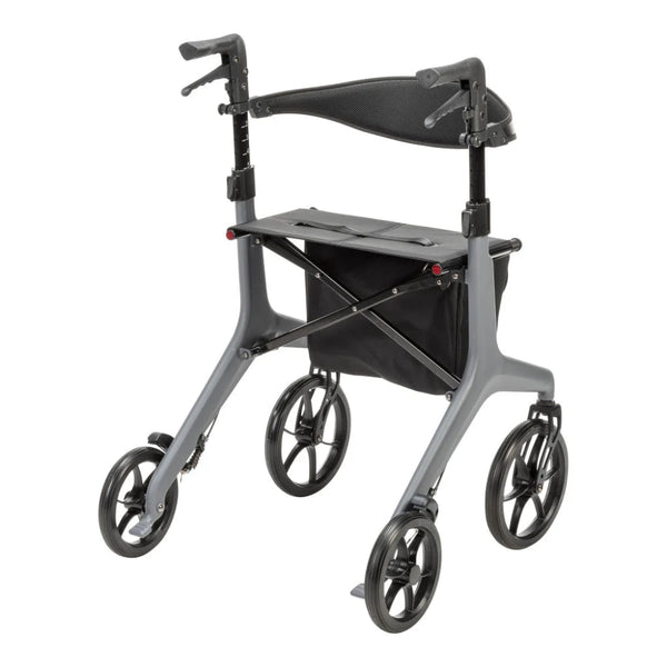 AeroCarbon Ultra-Lite Carbon Fiber Rollator – 11.5 lb Lightweight Walker