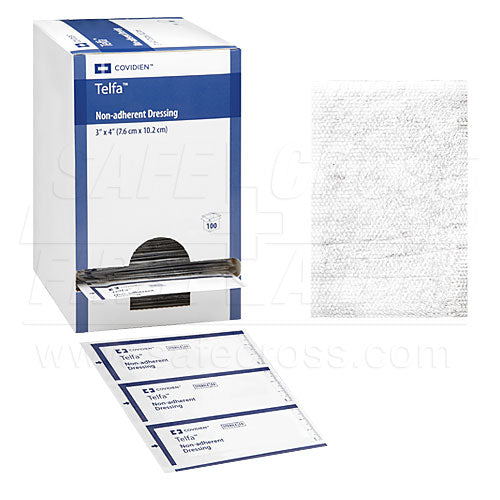 Telfa Non- Adherent Pads 7.6 x 10.2 Cm 100-box