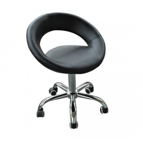 Moon Salon Stool – Black