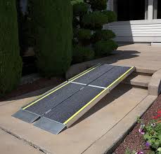 Wheelchair Ramp -Ez-Access-Made in USA Trifold Ramp Advantage Series, 7 Feet, 48 Pound