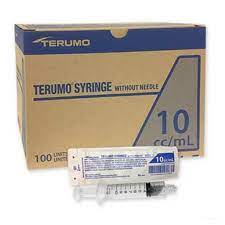 Terumo SS-10S Hypodermic Syringes without Needle | Slip Tip | 10mL- 100 per Box