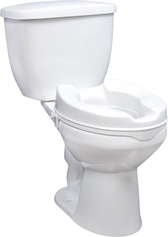 Raised Regular Toilet Seat with Lock and Lid 2"-Inches - 12063