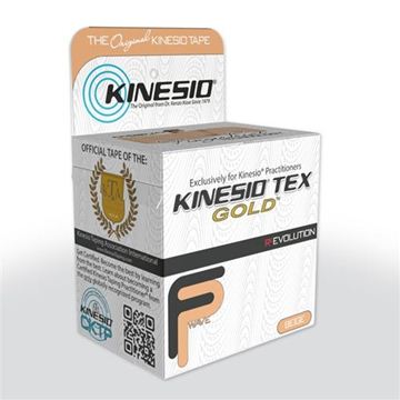 Kinesio-Tex Gold Tape FP Single Roll - 2" x 16.4' -Pack of 2 ROLL-Beige Color