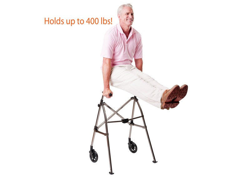Stander EZ Fold-N-Go Walker-Black Color-Model 4300