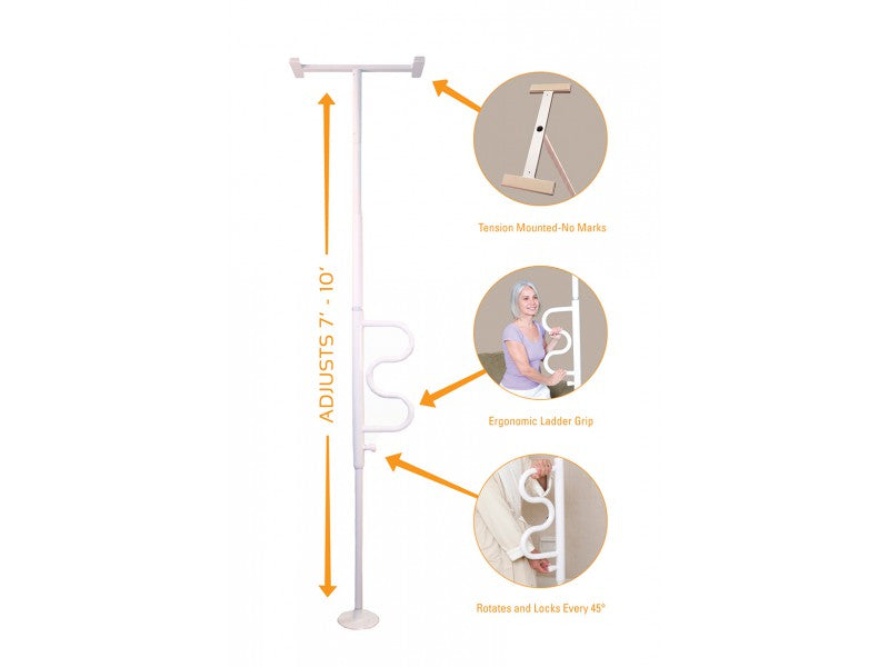 Stander- Security Pole & Curve Grab Bar : 1100