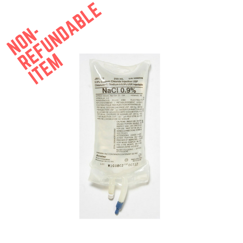 I.V. Solution Normal Saline 0.9% 250 ml Injection 24 Bags-cs-L8002