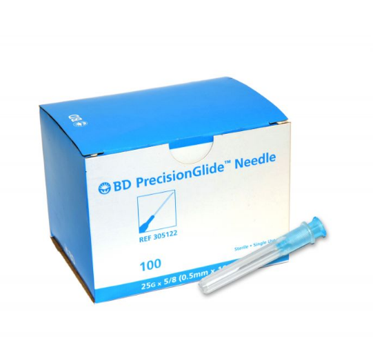 BD 305122 PrecisionGlide Needle | 25G x 5/8" - 100 per Box