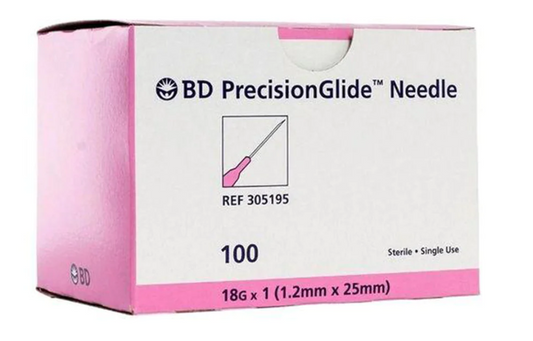BD 305195 PrecisionGlide Needle 18G x 1" | 200 per Box