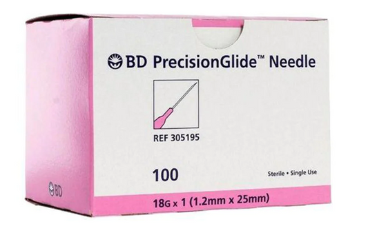 BD 305195 Aiguille PrecisionGlide 18G x 1" | 200 par boîte
