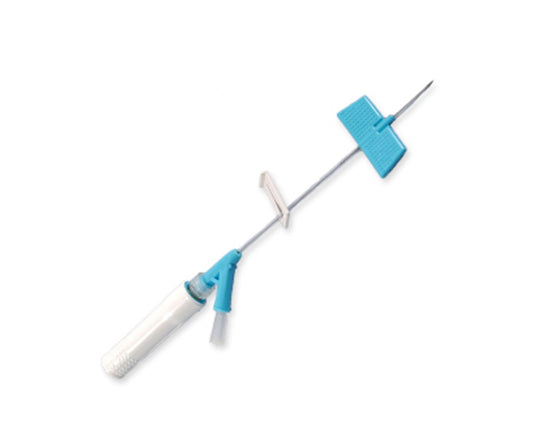 BD 383318 Saf-T-Intima™ IV Catheter with Wings 24G x 3/4 in PRN Adapter and Tubing Sterile