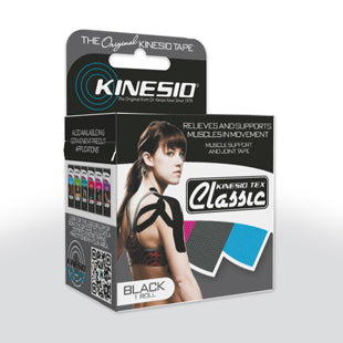 Kinesio Tex Classic - Color Black Pack of 2 Rolls