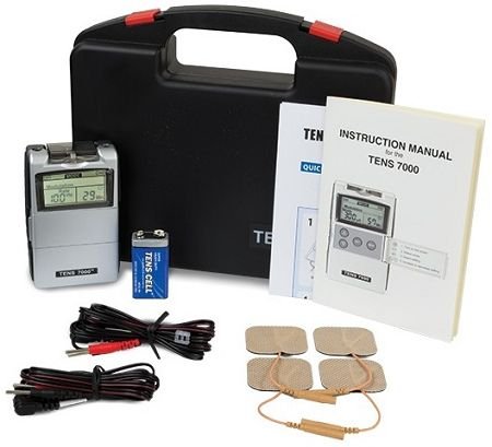 A TENS 7000 Digital Back Pain Relief System Unit For Muscle Joint