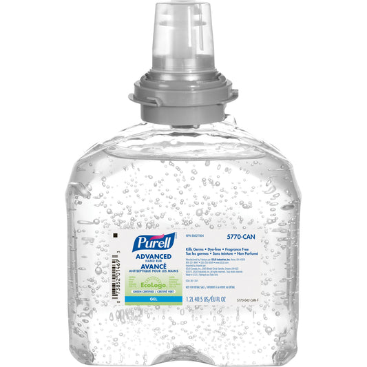 Purell TFX Advanced Hand Sanitizer, 1200 ml, Cartridge Refill, 70% Alcohol 5770
