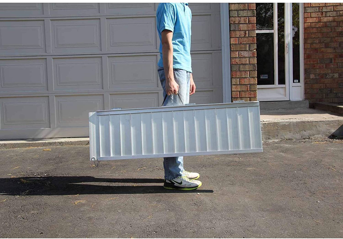 EZee Life Portable Folding Aluminium Suitcase Wheelchair Ramps Bi-Fold - 3 FEET