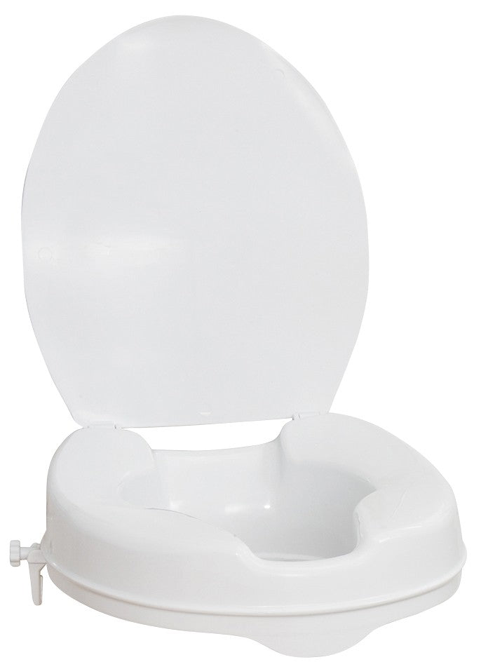 AquaSense Raised Toilet Seat with Lid Height 4" -770-626