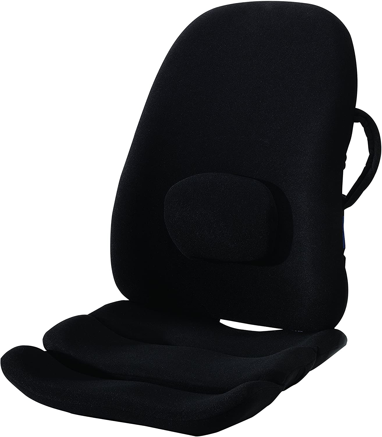 Backrest Support Massage Cushion with Heat and Lumbar Pad - ObusForme