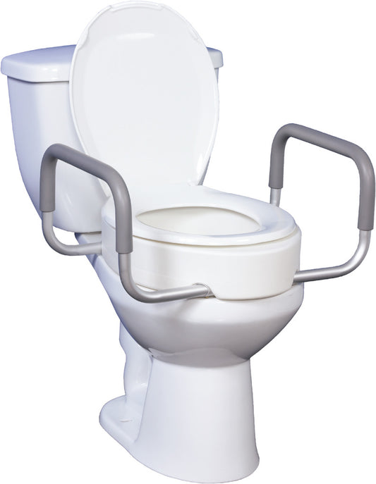 Premium Raised Toilet Seat with Removable Arms-Item # 12402-03