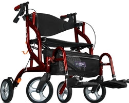 Airgo Fusion F18 Side-Folding Rollator & Transport Chair-700-938