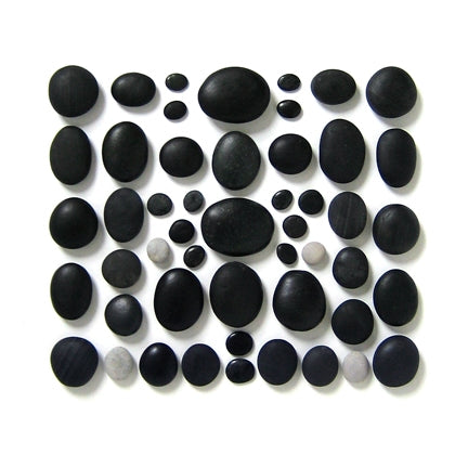 The Complete Massage Set - 50 Basalt Stones