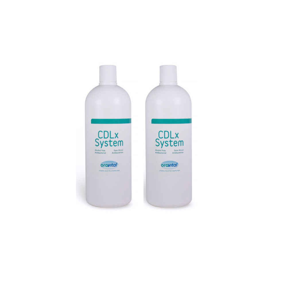 ORAVITAL CDLX ORAL RINSE 1000ml x 2 Bottle Per Order-Mint Flavored
