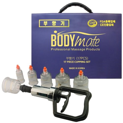 Body mate 17 Piece Premium Cupping Set