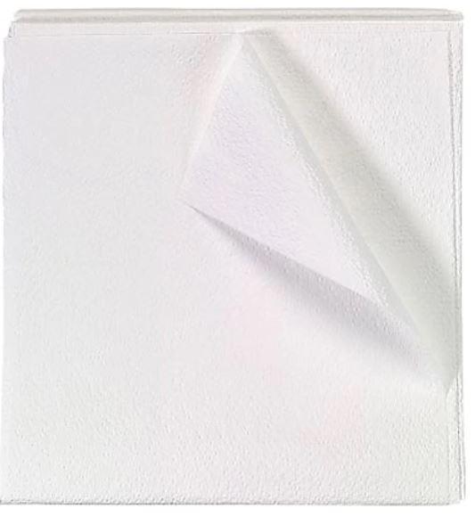 Disposable Drape Sheets 2/Ply Tissue 36"x40" 100/Case - SpaSupply