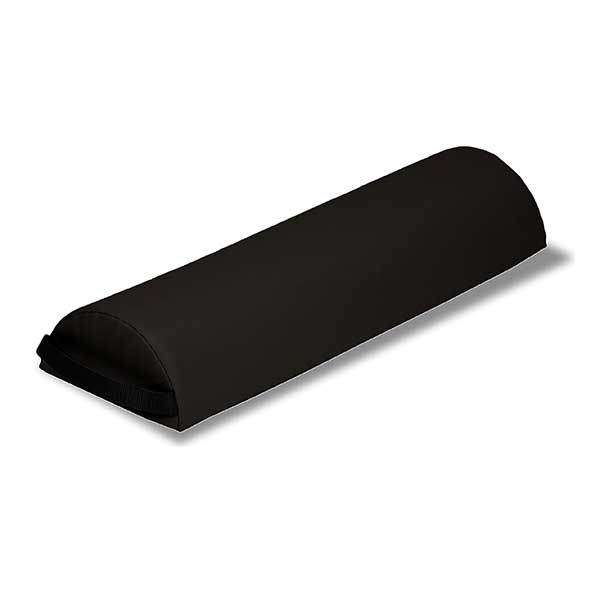 Jumbo Half Round Bolster, Black size 26"x9"x4.5"H