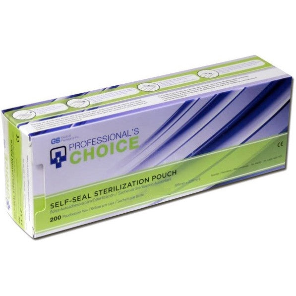 Self Seal Steam Autoclave Sterilization pouches (3.5" x 6.25") 600 per Order