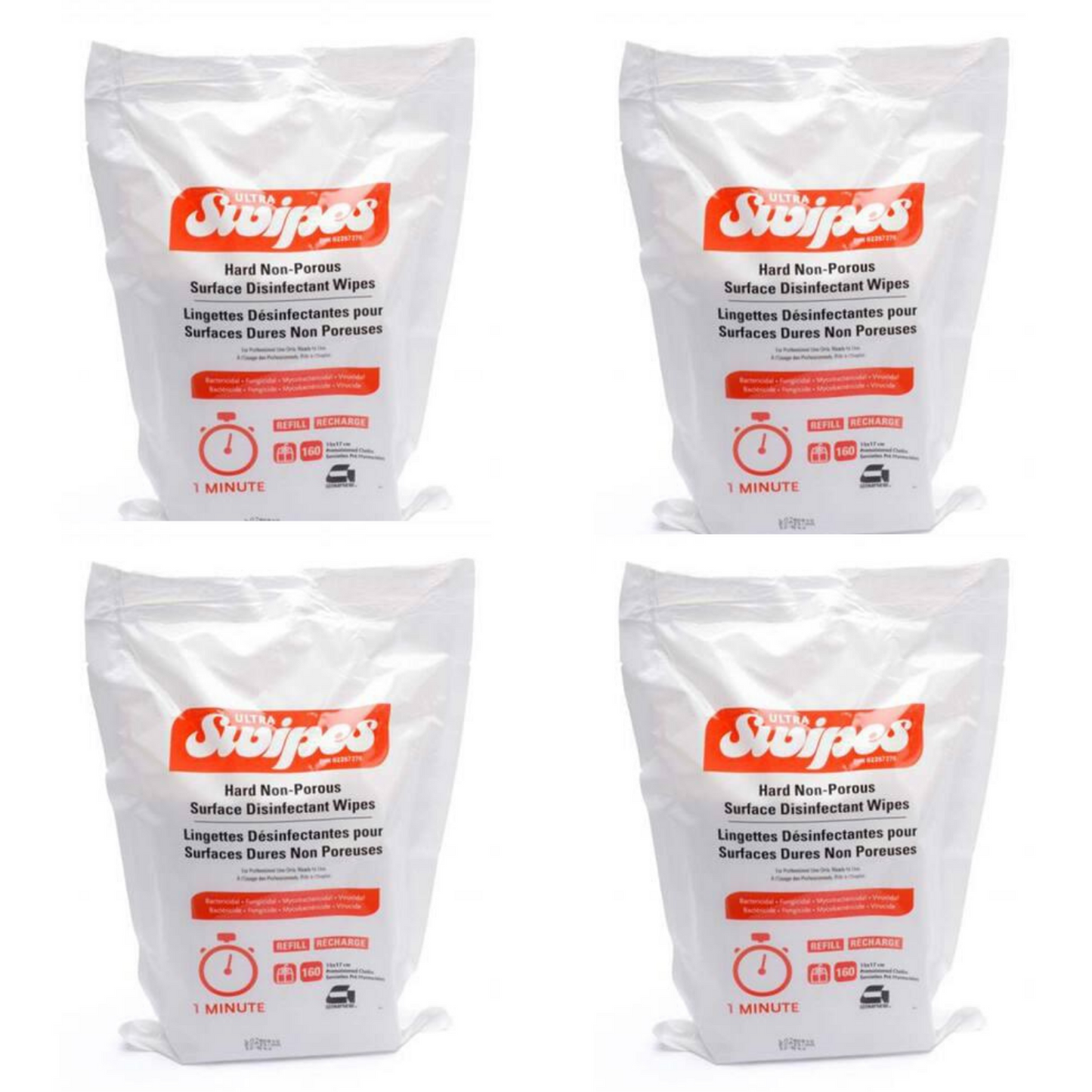 Ultra Swipes Hard Surface Disinfectant Towelettes Premoistened (4 Refills) expires sept. 2023