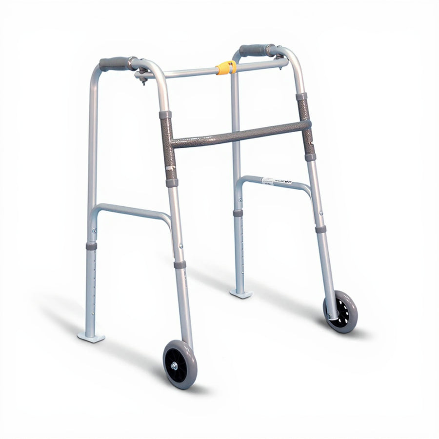 Airgo Folding Walker with 5-Inch Wheels – Lightweight Aluminum Mobility Aid