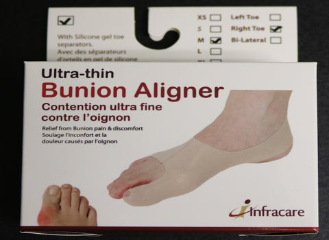 Infracare Ultra-thin Day time Bunion aligner