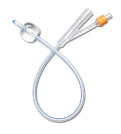 Catheter Foley 2-way 100% Silicone 10cc Sterile 10-case latex free