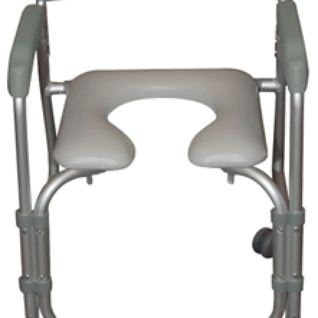 Drive Aluminum Shower Chair and Commode with Casters