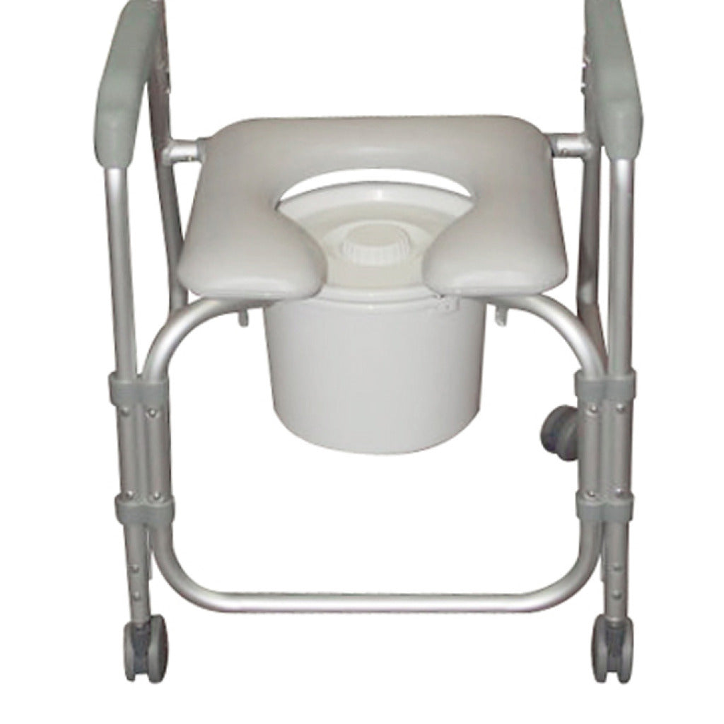 Drive Aluminum Shower Chair and Commode with Casters