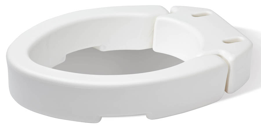 Rehausseur de siège de toilette à charnière Compass - Allongé
