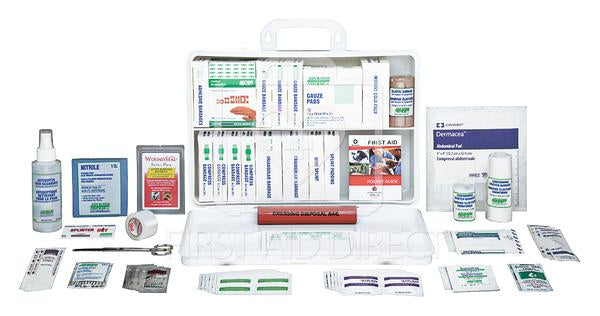 First Aid Kit - Ontario, Section 9 Deluxe, 36 Unit, Plastic Box, Unitized