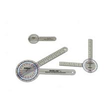 Hires Plastic -360 Degrees Goniometer  12" - 8" - 6"