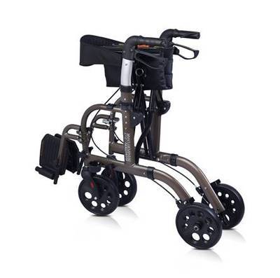 Evolution 2 in 1 Transport Chair-Rollator Combo