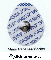 Kendall Medi-Trace 200 Foam Electrode-Box of 1000 (31050522)