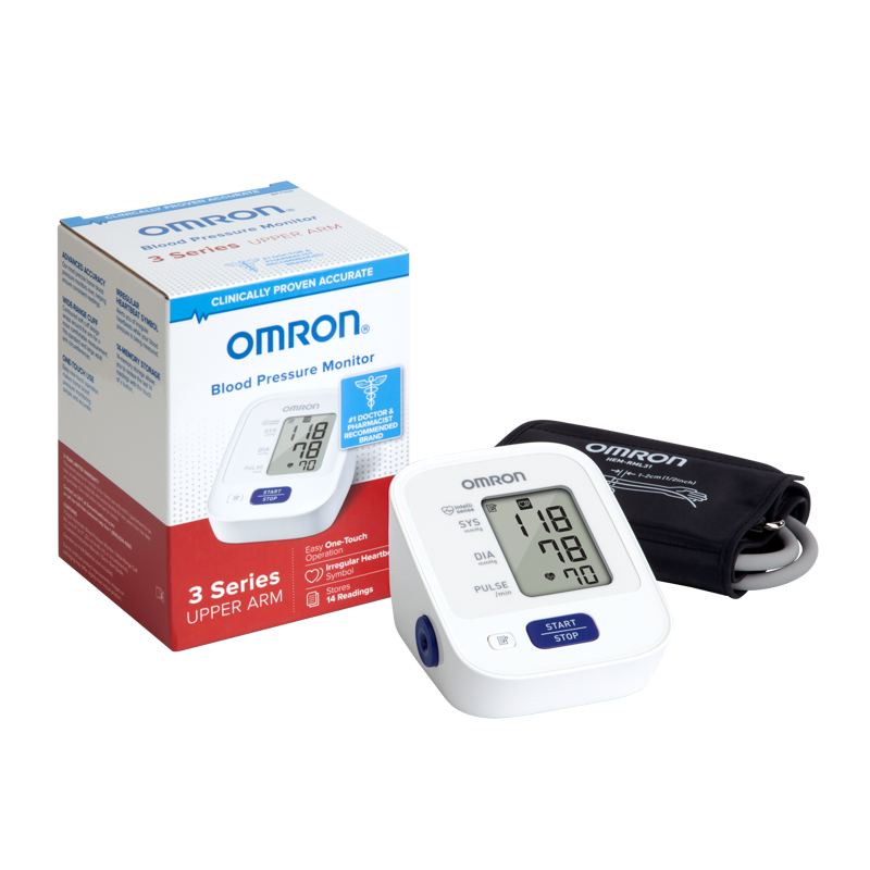 Omron 3 Series Upper Arm Blood Pressure Monitor