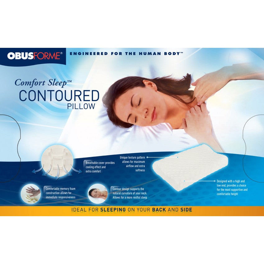 Obus Forme-Comfort Sleep Contoured Pillow-PL-COMFORT-SLCT