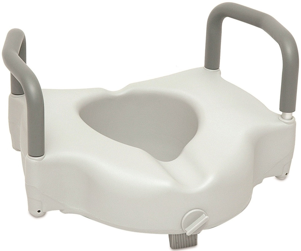 Siège de toilette surélevé verrouillable avec accoudoirs par Probasics BSRTSLA