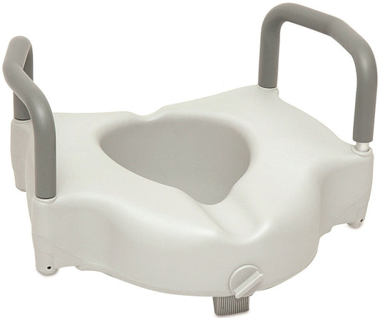 Siège de toilette surélevé verrouillable avec accoudoirs par Probasics BSRTSLA