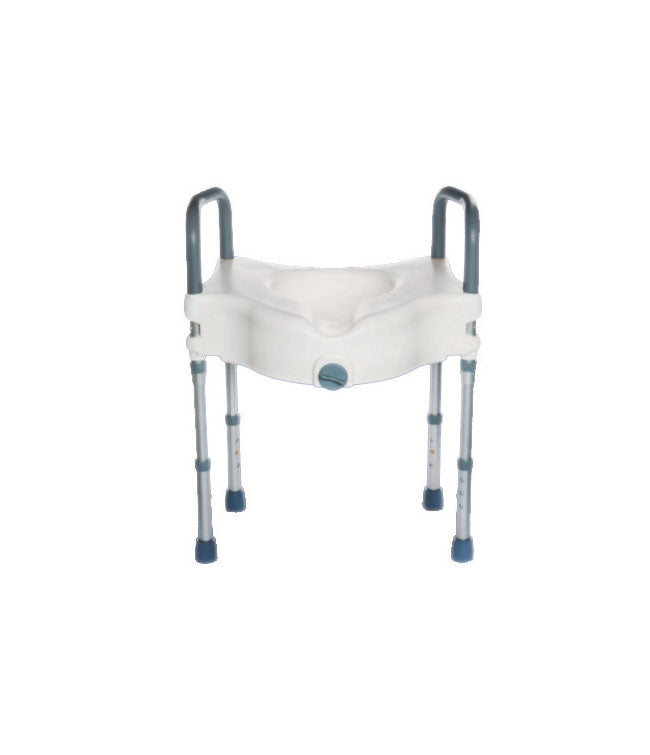 Raised Toilet Seat with Legs: MHRTSL